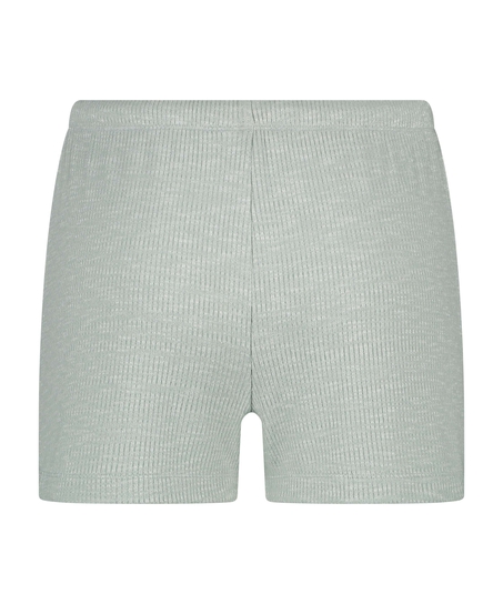 Rib Shorts, Green