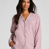 Essentials Flannel Pyjama Top, Purple
