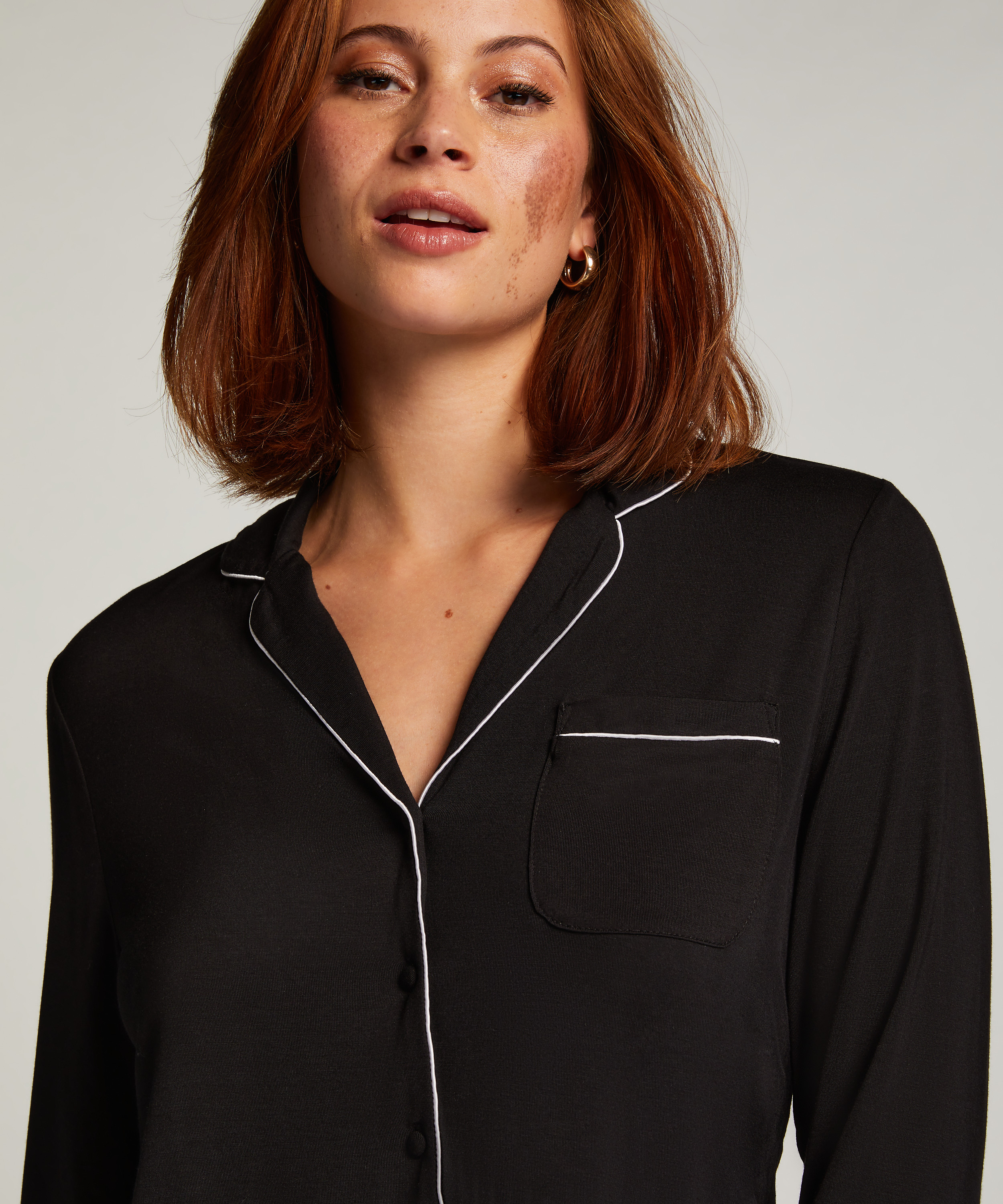 Essential Jersey Long-Sleeved Jacket, Black, main