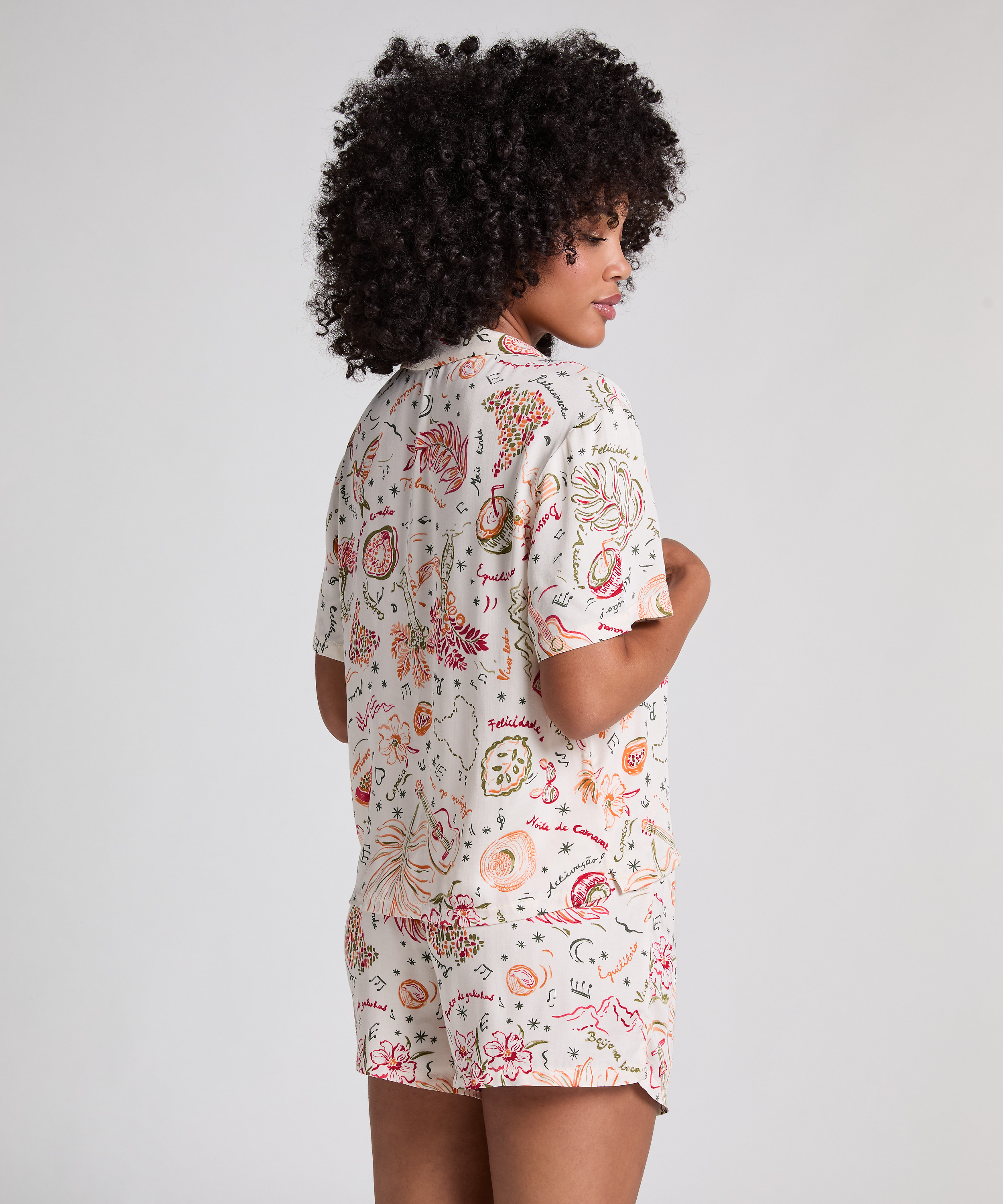 Satin Short, White, main