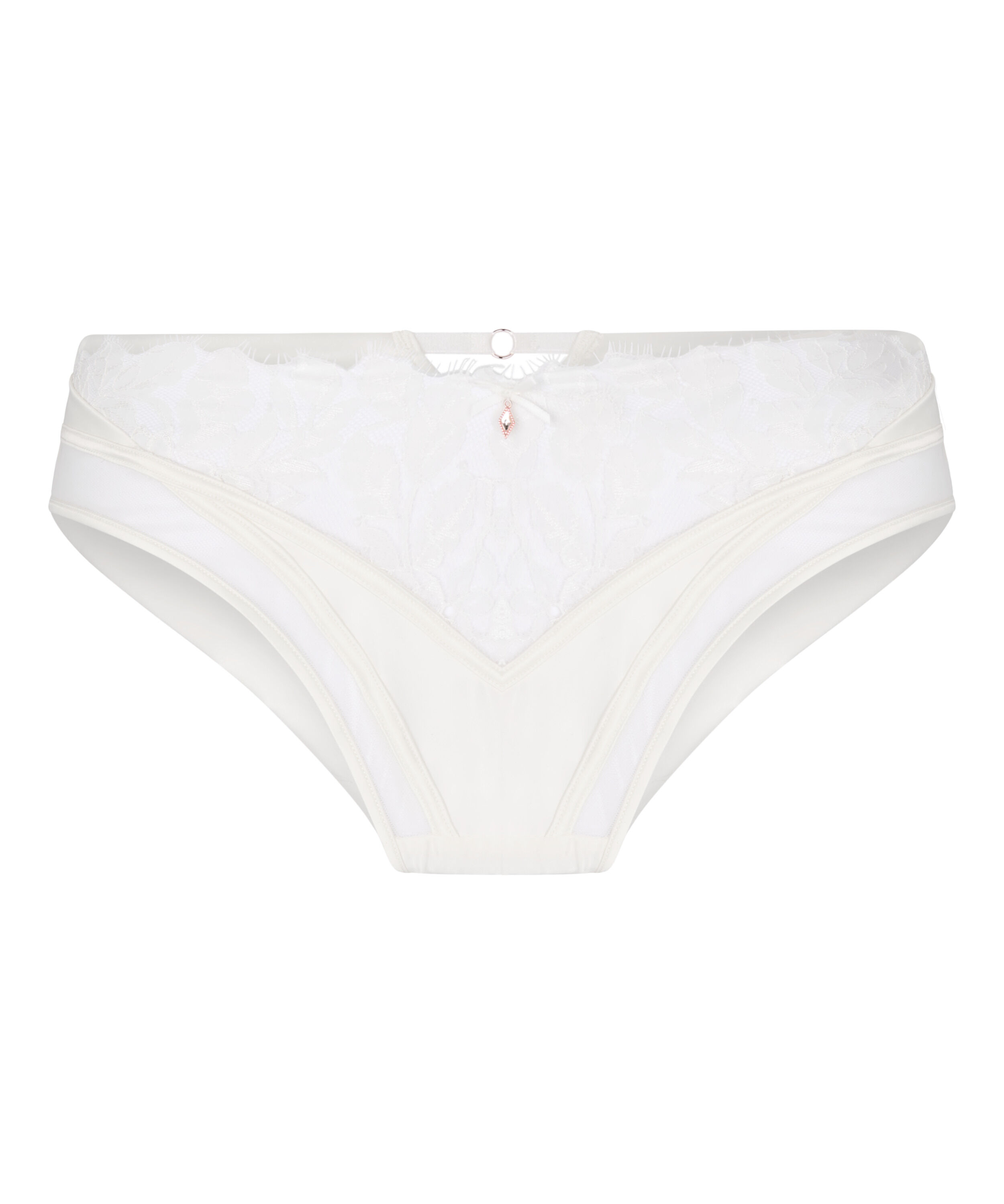 Highleg Brazilian Millie, White