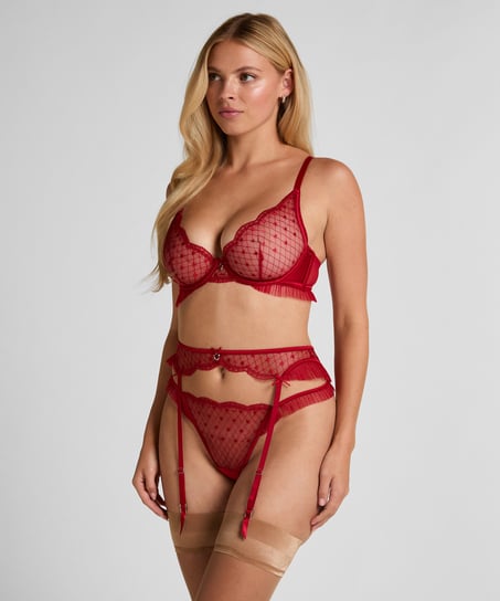 Cordelie Suspenderbelt , Red