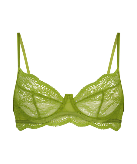 Isabelle Non-Padded Underwired Bra, Green