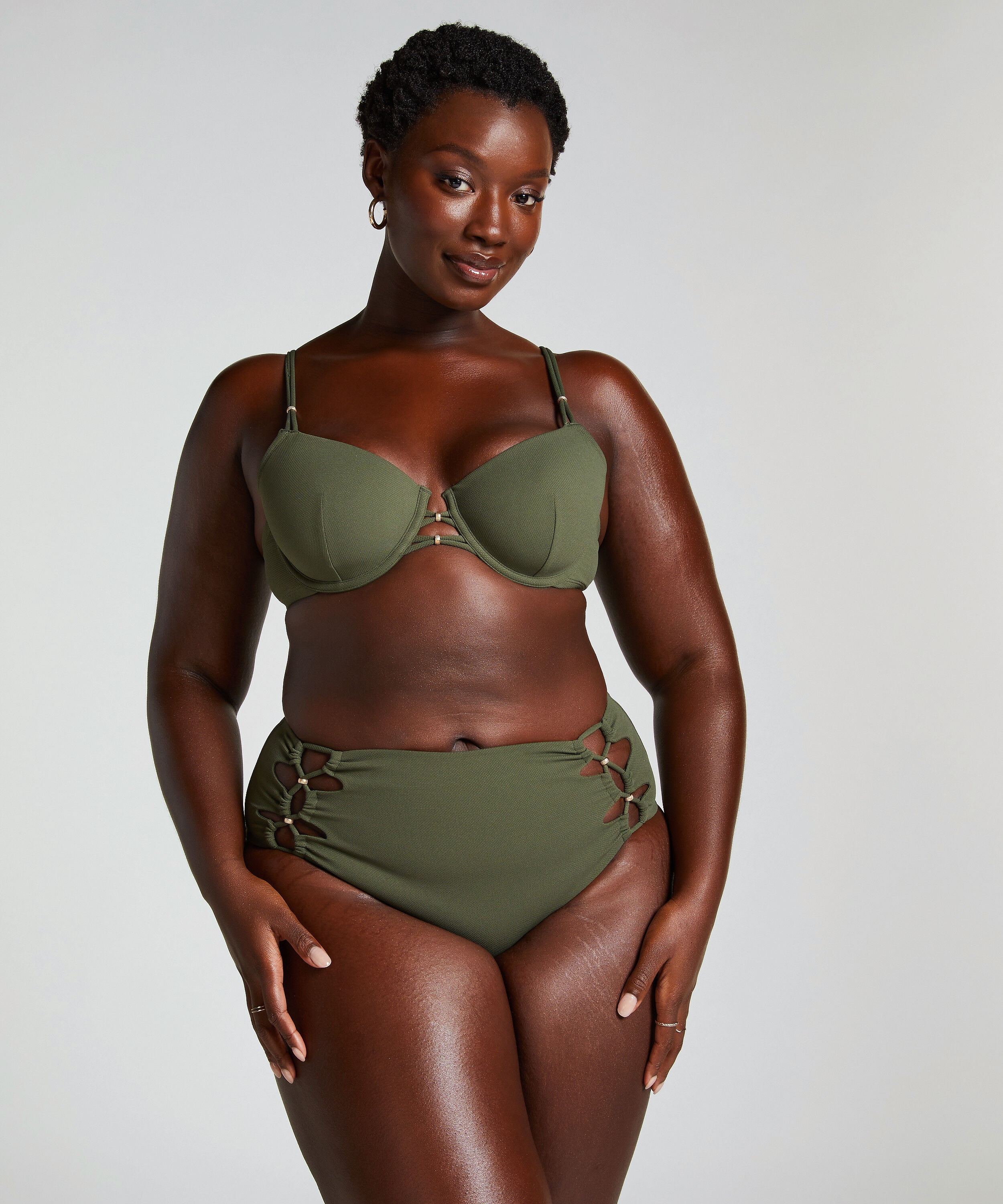 Holbox Rio Bikini Bottoms, Green