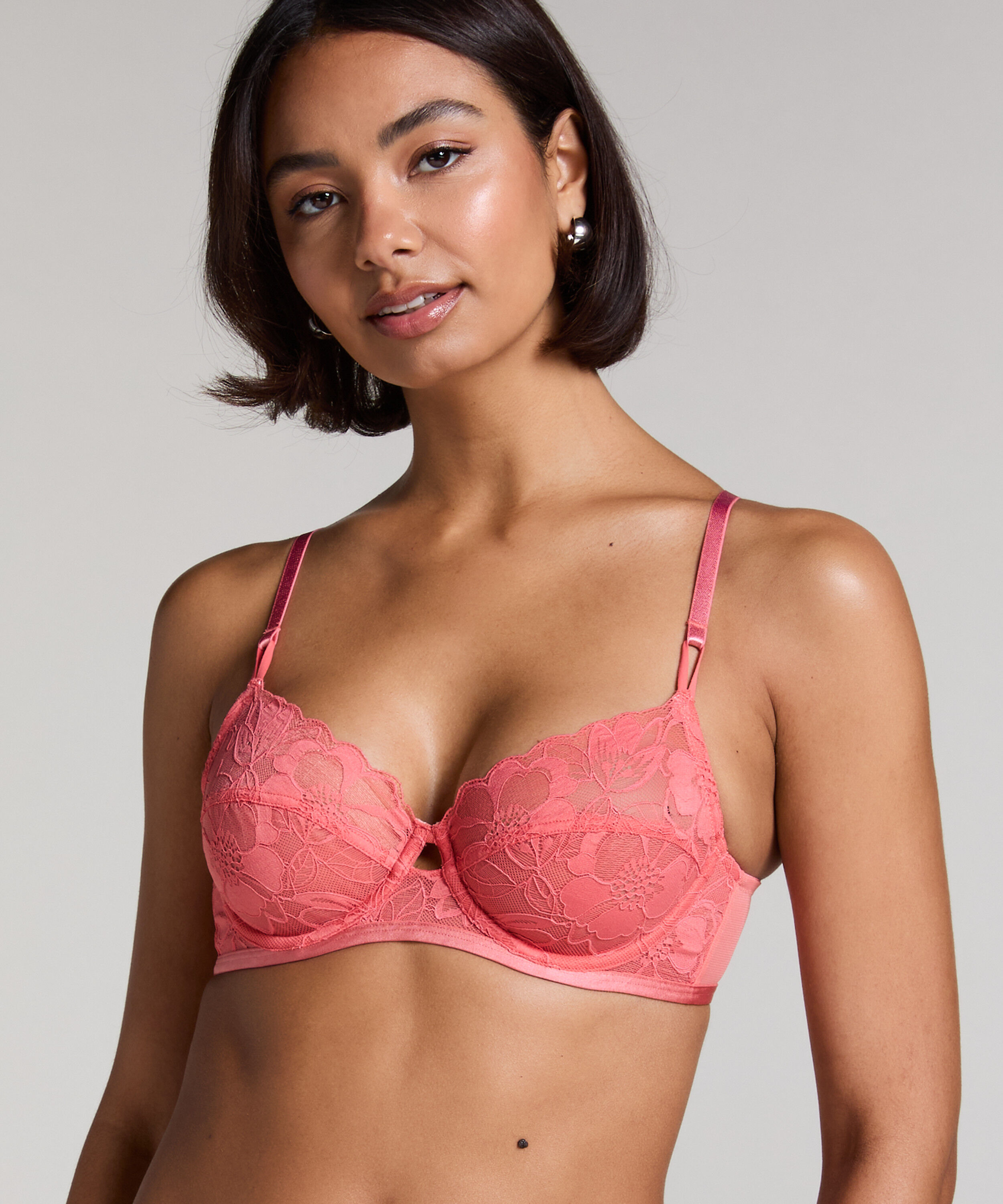 Sophia Non-Padded Underwired Bra, Pink