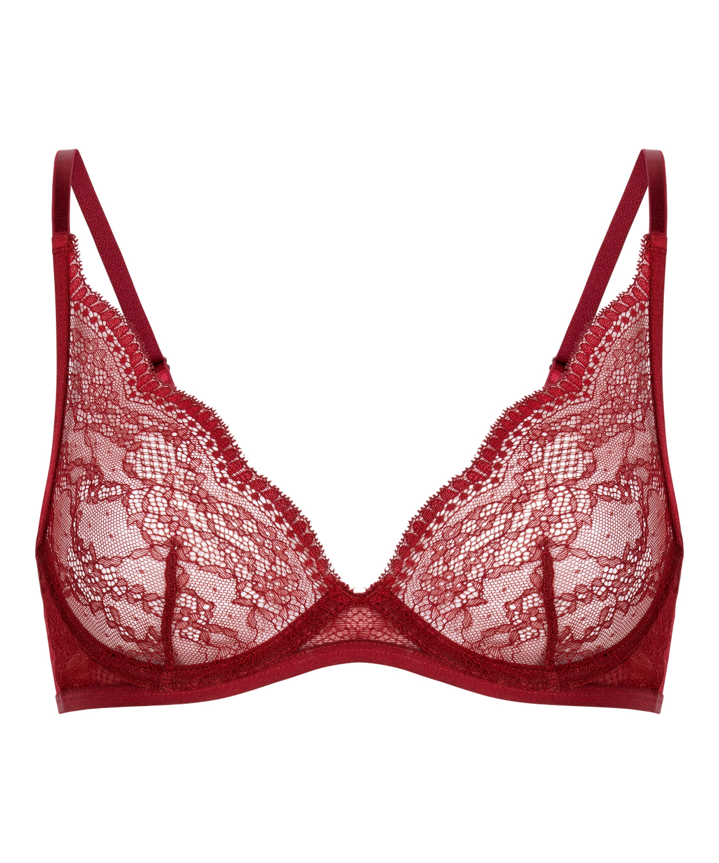 Isabelle Non-Padded Underwired Bra, Red, main