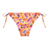 Tiki High-Leg Bikini Bottoms, Orange