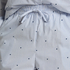 Pant Cotton Stripe Heart, Blue