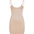Sculpting scuba dress, Beige