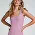 Ribbed Lace Singlet, Purple