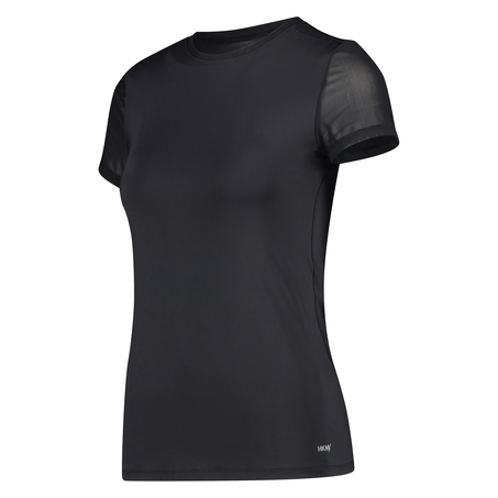 HKMX Open Back Sports Shirt, Black