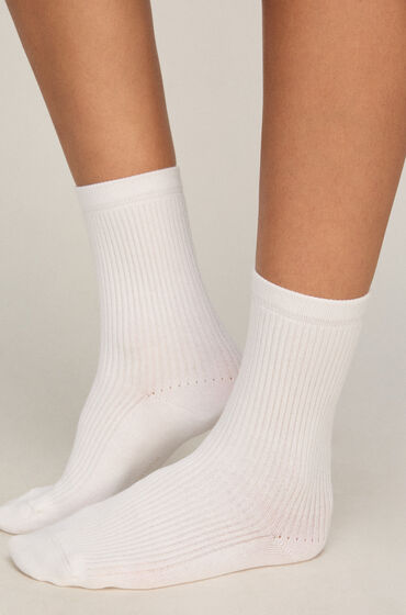 Hunkemöller 3-Pack Cotton Crew Socks White