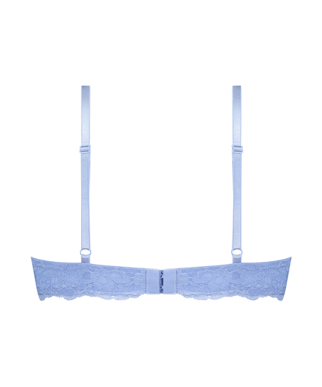 Marine Padded Underwired Bra, Blue