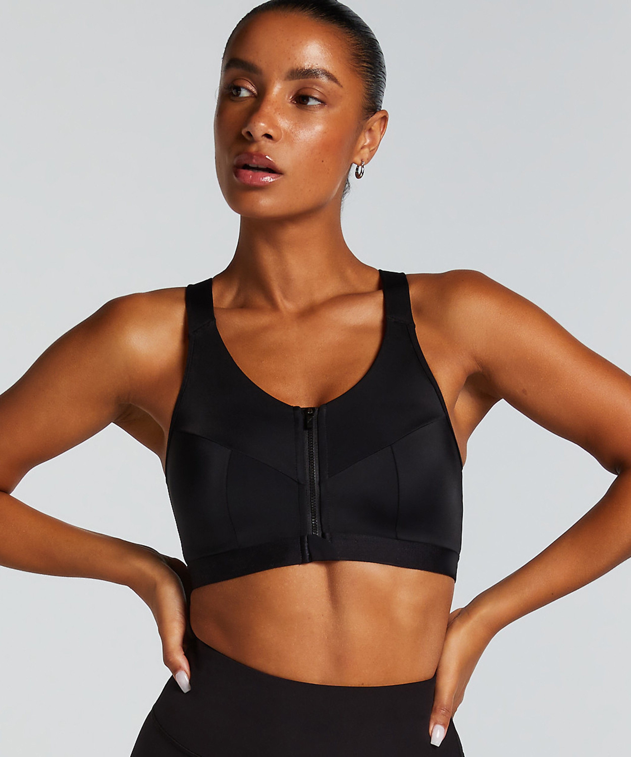HKMX Sports bra The Pro Level 3, Black, main