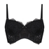 Arabella padded longline underwired bra, Black