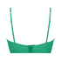 Fire non-padded longline underwired bra, Green