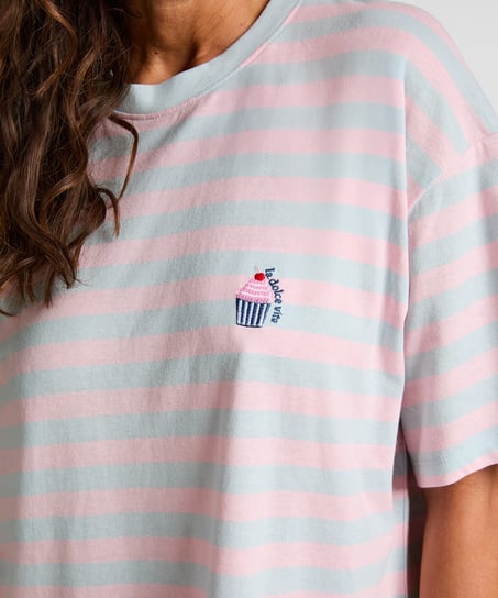 Roundneck Nightshirt, Blue