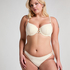 Crochet Bikini Top, White