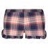 Checked Twill Shorts, Blue