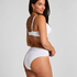 Cotton Padded Underwired Bra, White