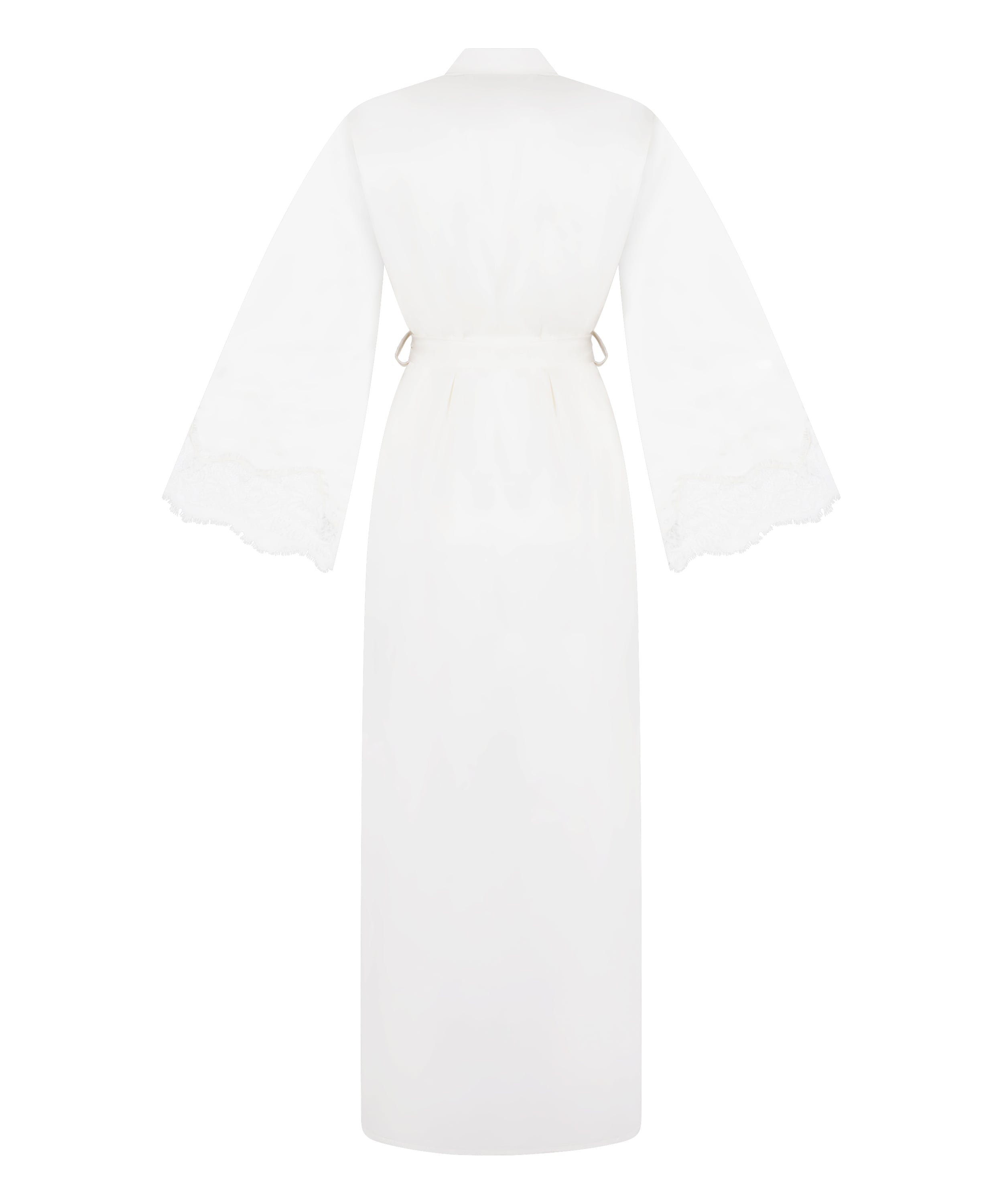 Kimono Long Satin Valerie, White, main