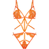 Private Open Crotch Mitzy Body, Orange