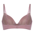 Plunge Padded Underwired Bra, Pink