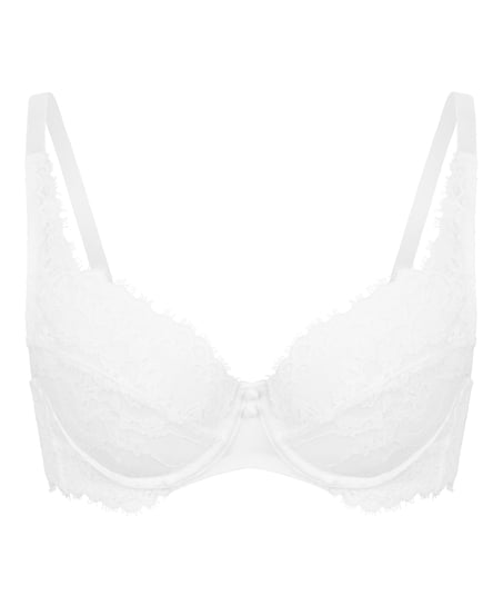 Daisy Non-Padded Underwired Bra, White