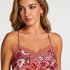 Woven Lace Cami Top, Pink