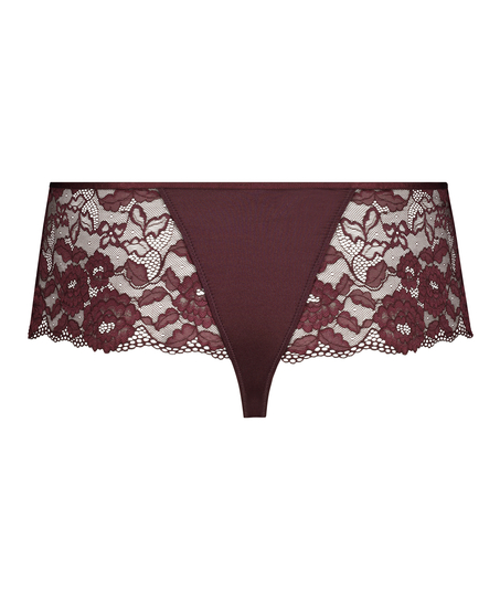 Jolie Curvy thong boxer, Red