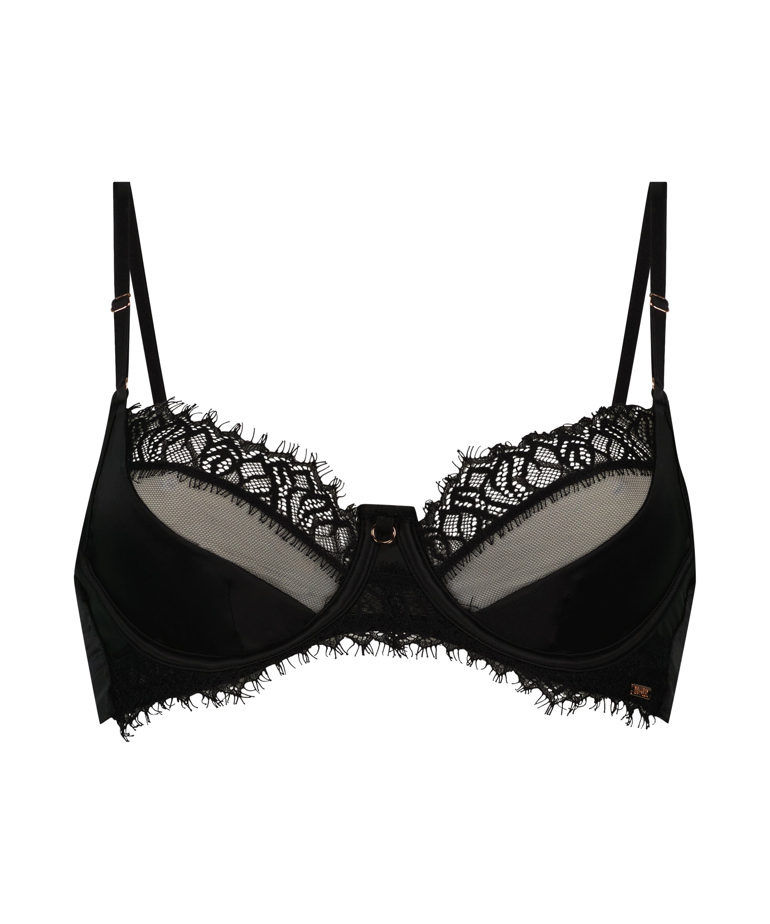 Aiko Non-Padded Underwired Bra, Black, main