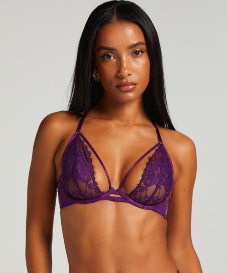 Cinnamon Non-Padded Underwired Bra, Purple