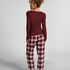 Flannel Pyjama Pants, Purple