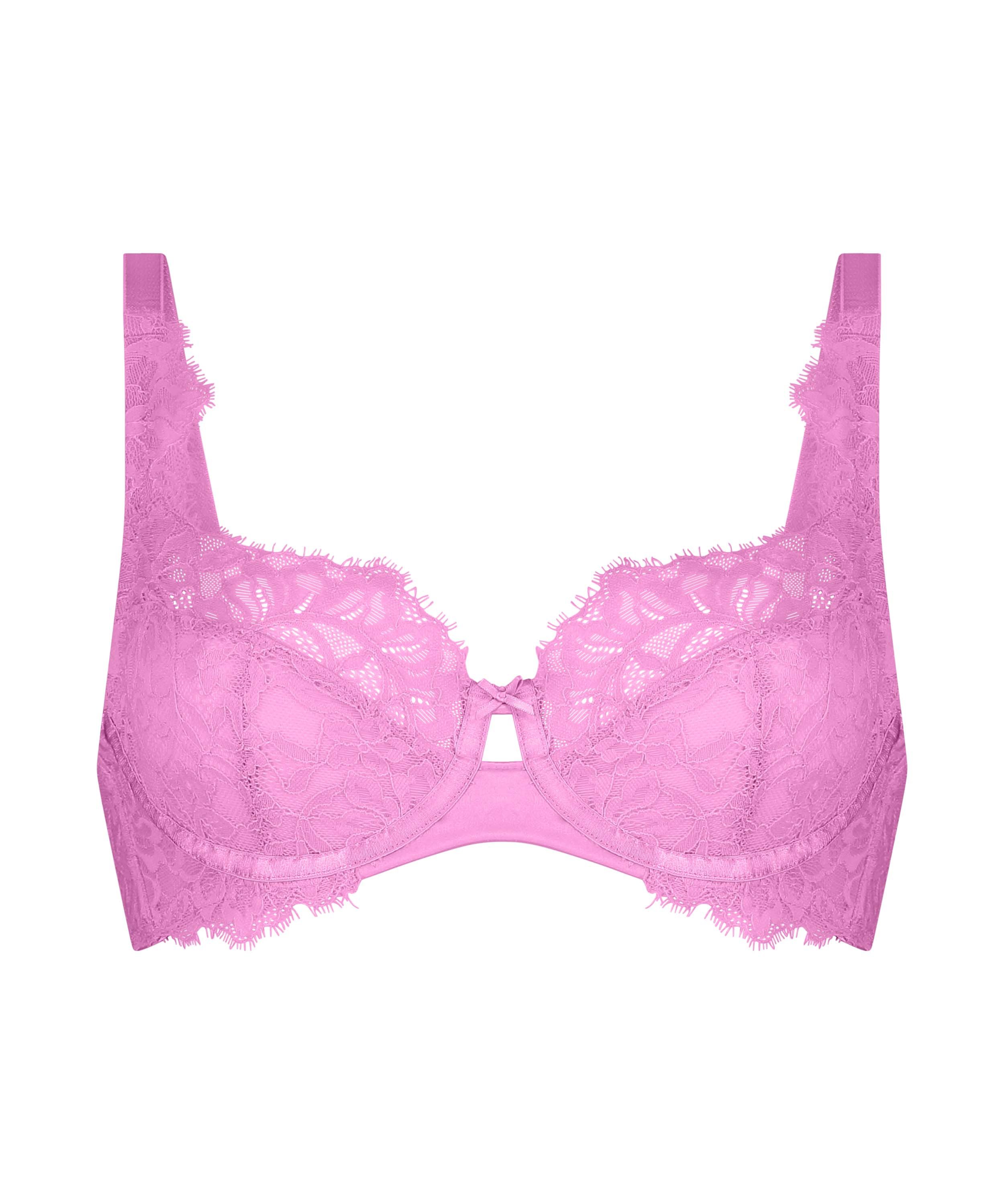 Isabella Non-Padded Underwired Bra, Pink, main