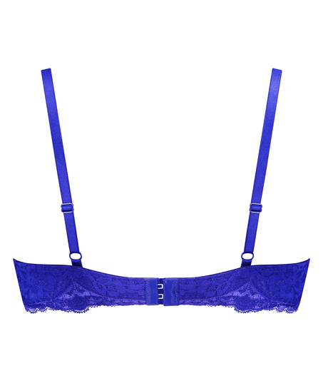Marine Padded Underwired Bra, Blue