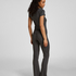 Flared Lounge Pants, Gray