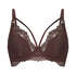 Lucy padded underwired bra, Brown