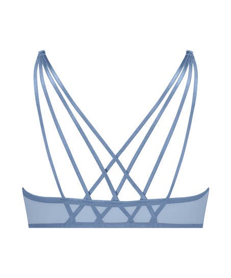 Molly Padded Underwired Push-Up Bra, Blue