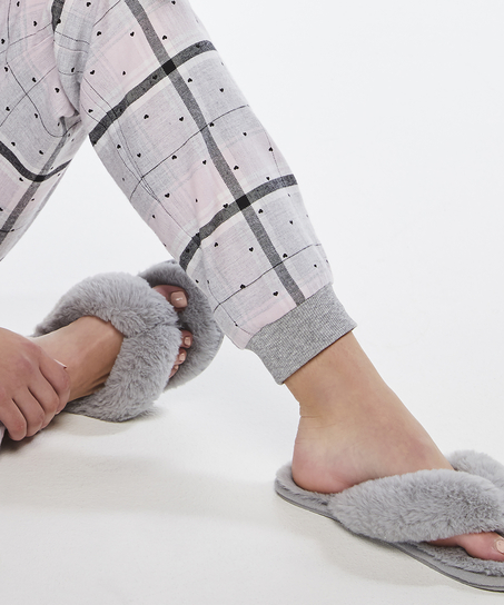 Fake Fur Slippers Slippers Hunkemöller