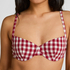 Non-Padded Underwired Bikini Top Amalfi, Red