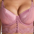 Laila Padded Underwired Longline Bra, Pink