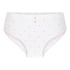 Renee Rib Brazilian Short, White