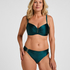 Non-Padded Underwired Bikini Top Dominica, Green