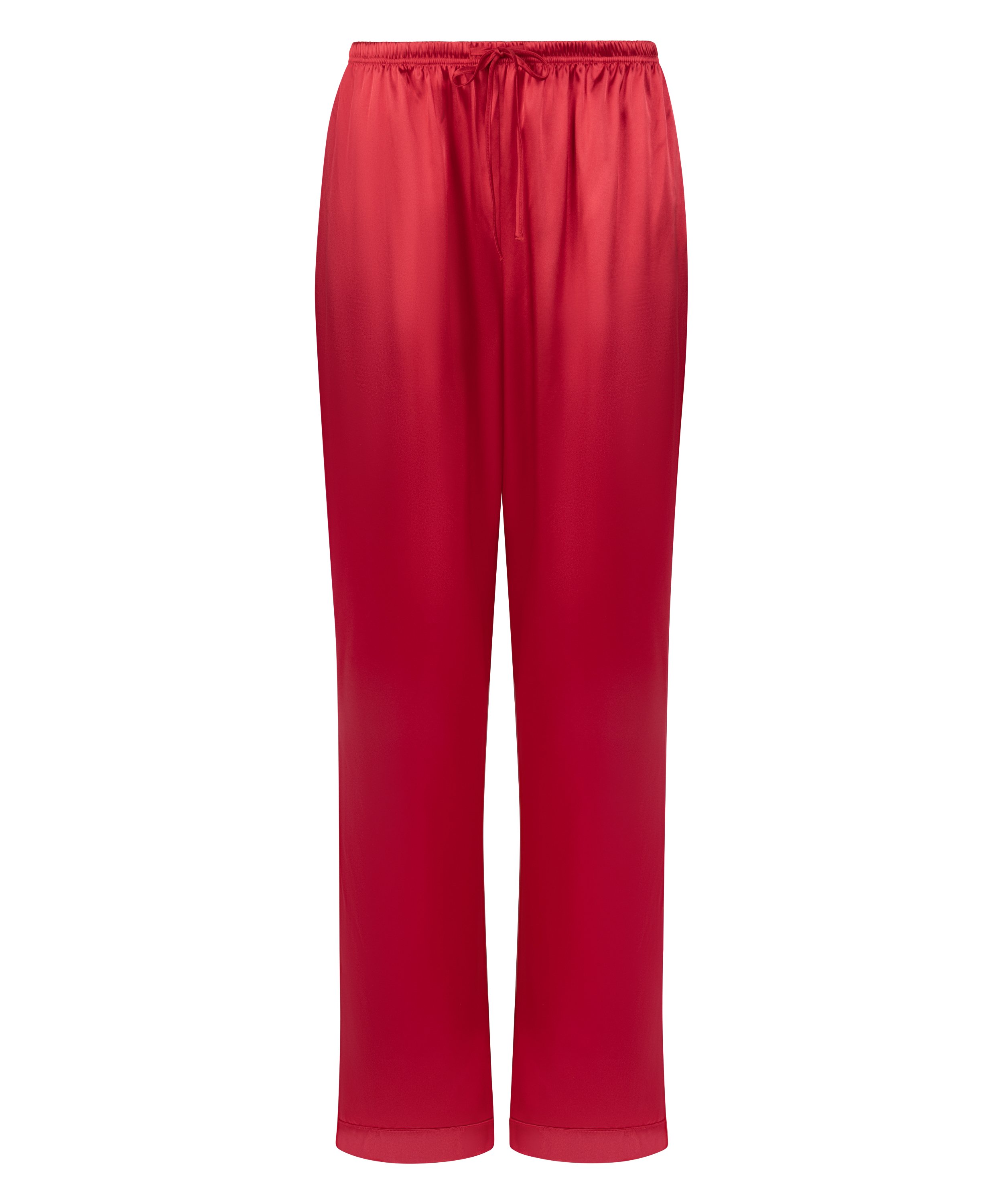 Satin Trousers, Red, main