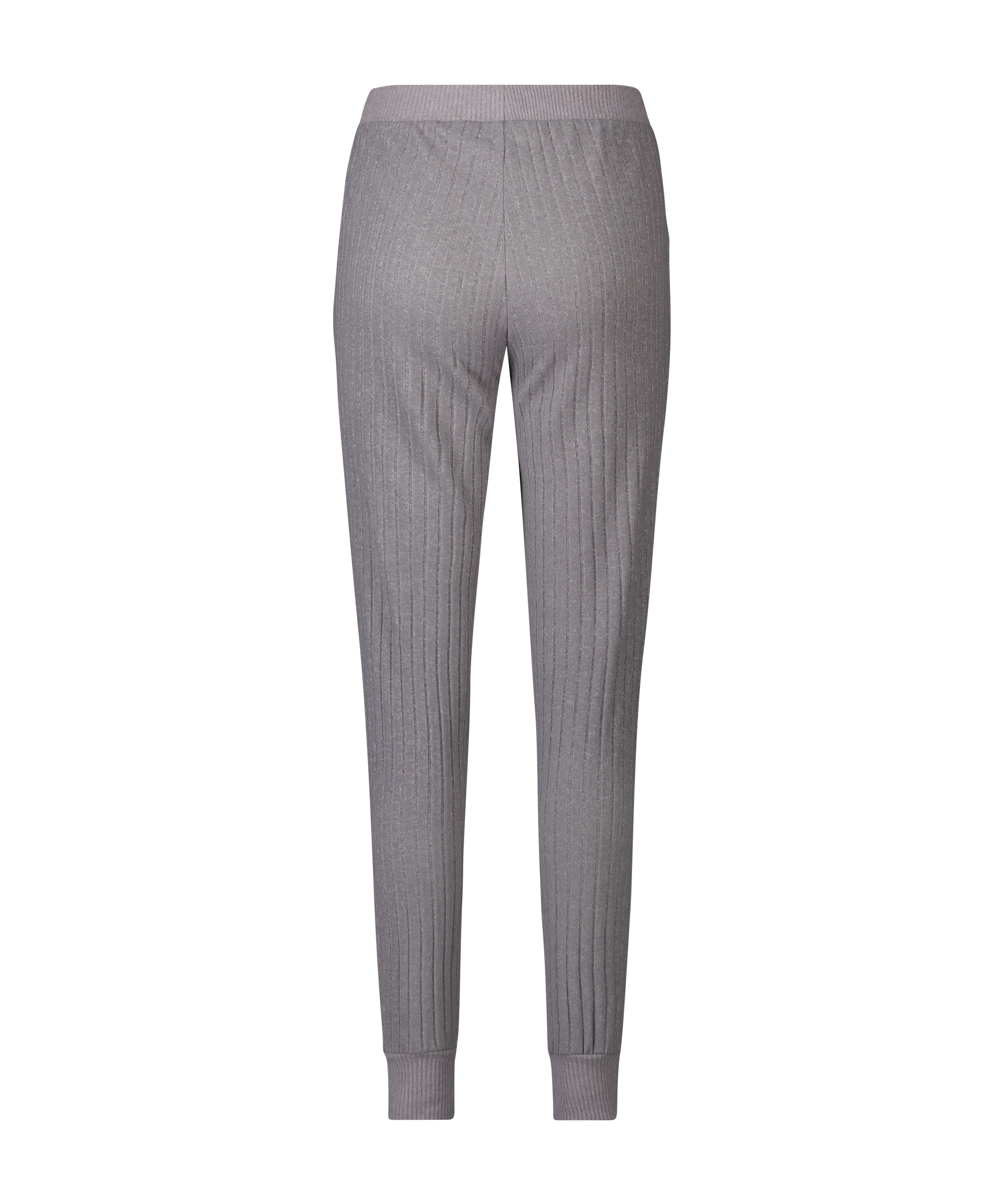 Tall Brushed Rib Pyjama Pants, Grey, main
