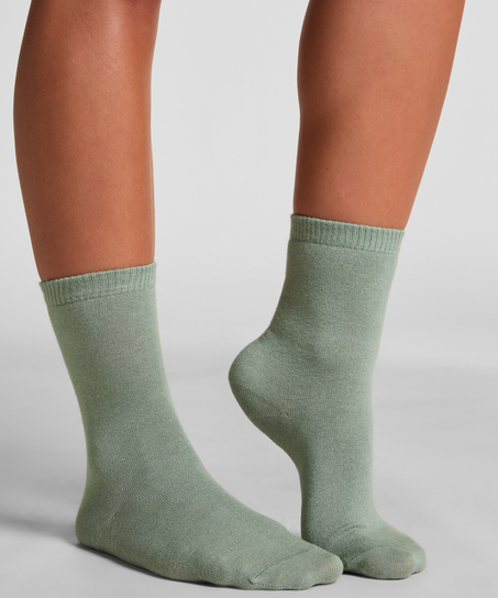 Modal Crew Socks, Green