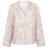 Flower Linen Jacket, Pink