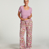 Henley Short Sleeved Pyjama Top, Purple