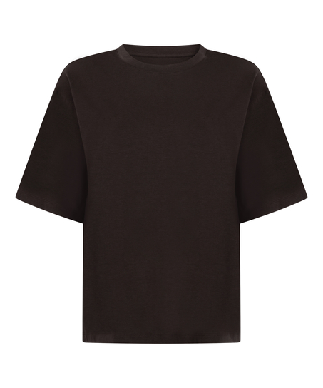 Pyjama Top Loose, Brown