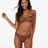 Angie Padded Strapless Underwired Bra, Brown
